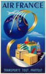 1952 Air France. Transporte Tout, Partout