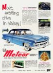 1952 Meteor Customline 4-Door Sedan. Most exciting drive in history!
