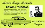 1953 Kaiser Dragon with Lowell Thomas