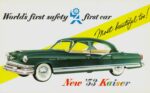 1953 Kaiser Manhattan Sedan. World's first safety first car. Most beautiful too!