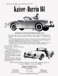 1954 Kaiser-Darrin 161 Brochure... the most exciting new sports car for '54...