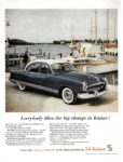 1954 Kaiser Manhattan. Everybody likes the big change in Kaiser!