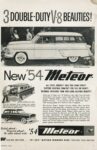 1954 Meteor Niagara Ranch Wagon. 3 Double-Duty V-8 Beauties!