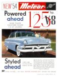 1954 Meteor Rideau Victoria. Powered ahead. Styled ahead