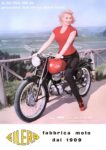 1954 la Gilera 150 cc. presentata dall'attrice Mara Berni