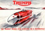 1956 Triumph. The Highest Speeds Ever Achieved On A Motorcycle