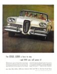 1958 Edsel Citation Convertible. The Edsel Look is here to stay
