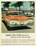 1958 Edsel Pacer 4-Door Hardtop. Dramatic Edsel Styling leads the way