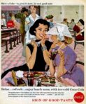 1958 Relax... refresh... enjoy lunch more, with ice-cold Coca-Cola