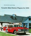 1959 Edsel Station Wagons. All aboard for active living