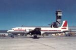 1960 PSA Douglas DC-6B N90768 Okland Postcard