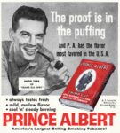 1961 The proof is in the puffing. Justin Tubb Of 'Grand Ole Opry'. Prince Albert