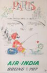 1962 Paris. Air-India Boeing 707