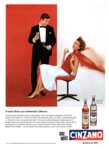 1963 Frische Brise aus funkelnden Gräsern, man wählt Cinzano ... überall in der Welt!