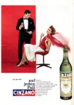 1964 Rot oder Weiß auf jeden Fall Cinzano