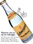 1966 Wherever you are ask for Schweppes