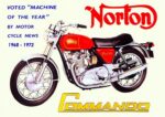 1972 Norton Commando. Voted 'Machine Of The Year' By Motor Cycle New 1968 - 1972