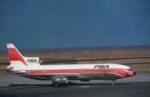 1974 PSA Lockheed L-1011 SFO Postcard