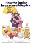 1976 How the English keep everything dry. Gordon's Gin