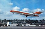 1977 PSA Boeing 727-100 N972PS San Diego Postcard