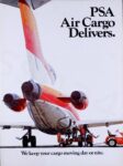 1979 PSA Air Cargo Delivers. We keep your cargo moving day or nite