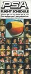 1979 PSA Flight Schedule 91279