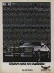 1981 Buick Riviera. Kitchen sink not available