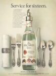 1981 Service for sixteen. Bacardi