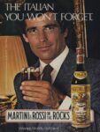 1981 The Italian You Won't Forget. Martini & Rossi on the Rocks