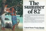 1981 The summmer of 82o. United States Virgin Islands