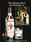 1982 You belong where the Beefeater is. Beefeater Gin. The Crown Jewel of England1982 You belong where the Beefeater is. Beefeater Gin. The Crown Jewel of England