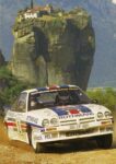 1983 Opel Manta 400 at Acropolis Rally in Greece (Meteora). Driver Ari Vatanen & Terry Harryman