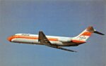 1983 PSA Douglas DC-9 N706PS Postcard