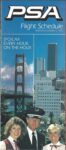 1983 PSA Flight Schedule. SFO-LAX Every Hour, On The Hour