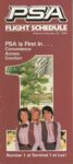 1984 PSA Flight Schdule. PSA is First in... Convenience Access Comfort