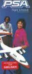 1984 PSA Schedule Introducing Our Smiliner