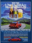 1985 Win The Löwenbräu Porsche Sweepstakes And Drive Home A 1986 Porsche 911