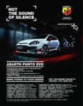 2010 Abarth Punto Evo. Not The Sound Of Silence
