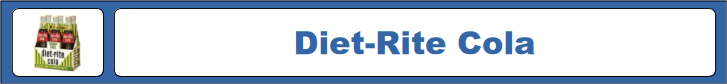 Diet Rite Cola Ad and Poster Collection