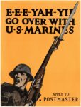 1918 E-E-E-Yah-Yip Go Over With U.S. Marines