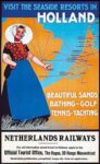 1920 Visit The Seaside Resorts In Holland. Netherlands Railways
