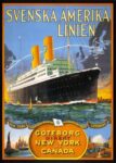 1924 Svenska Amerika Linien. Göteborg Direkt New York och Canada
