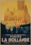 1925 Chemins De Fer Neerlandais Visitez La Hollande