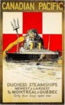 1928 Canadian Pacific. Duchess Steamships Newest & Largest To Montreal & Quebec