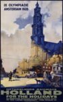 1928 IX Olympiade Amsterdam 1928. Netherlands Railways Holland For The Holidays
