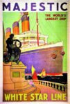 1932 Majestic. The World's Largest Ship. White Star Line