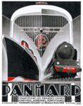 1932 Panhard, Completant les Grandes Lignes Maritimes, Aeriennes, Ferroviaires. Panhard Dessert Le Reseau Routier