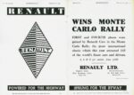 1935 Renault Wins Monte Carlo Rally