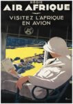 1936 Regie Air Afrique. Visitez L'Afrique En Avion