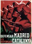 1937 Defensar Madrid Es Defensar Catalunya. U.G.T.